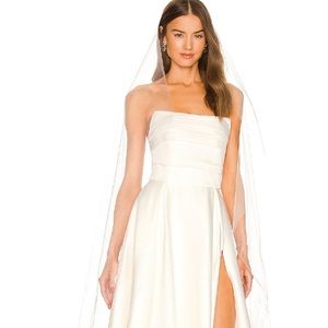 Revolve x Sau Lee wedding gown.